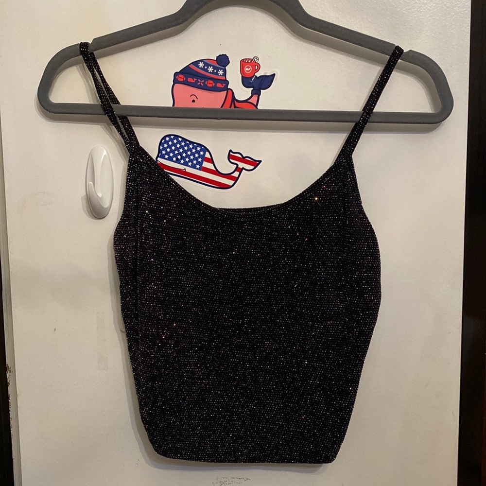 Urban Outfitters Glitter Crop Top